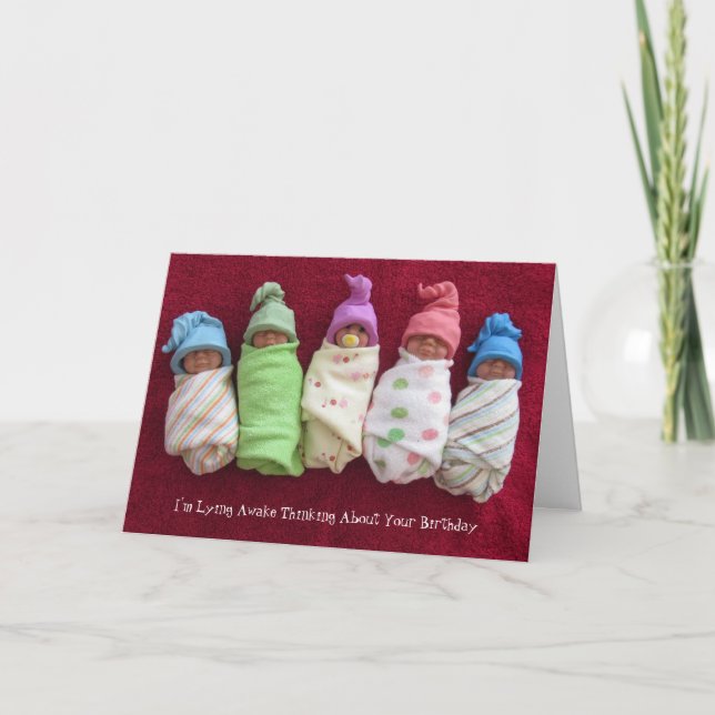 Cartão Encontro acordado: Bebês da argila, esculturas: (Frente)