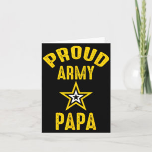 Cartão Encontro de Família de Veteranos do Exército PAPA