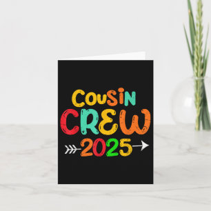Cartão Encontro Familiar Cousin Crew 2025 Fazendo Memória