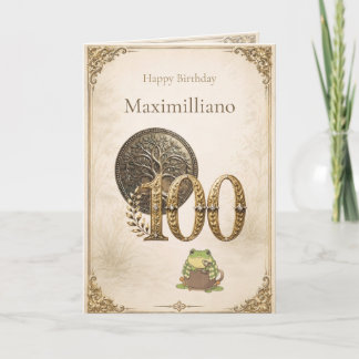 Cartão Encontro Personalizado Zochi 100º Aniversário