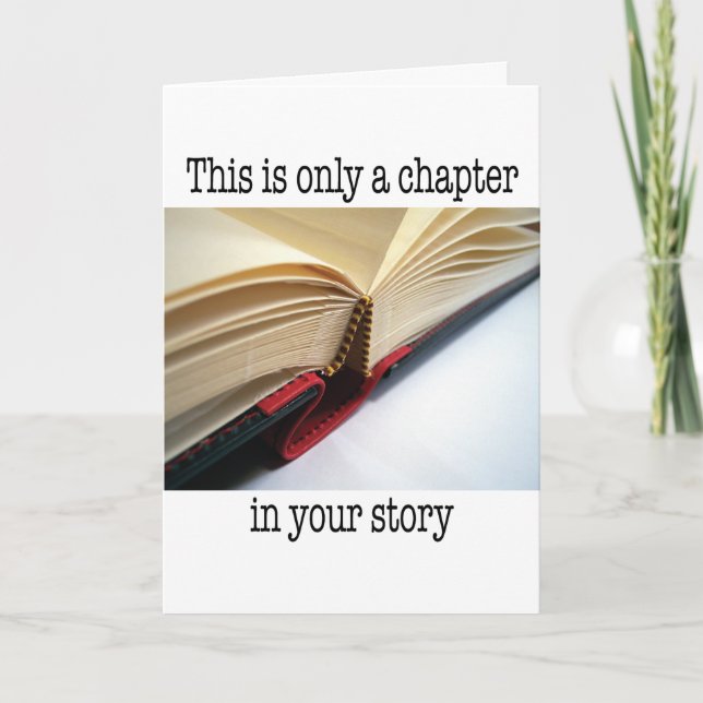 Cartão Encorajamento - Capítulo em Sua História (Frente)