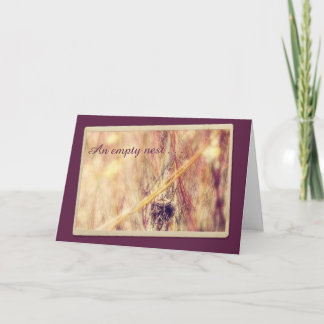 Cartão Encorajamento de Nest vazio