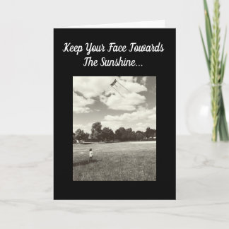 Cartão Encorajamento Enfrente O Sol Verso De Inspiração