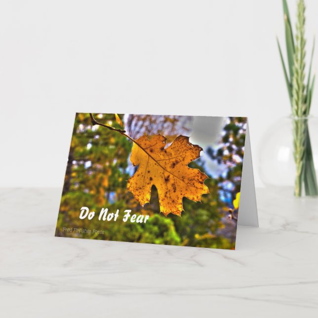 Cartão Encorajamento Isaiah 41:10 (Frente)