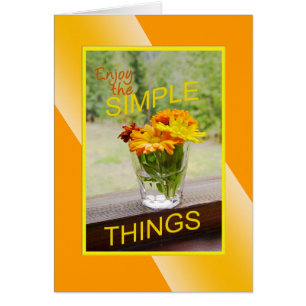 Cartão Encorajamento "Stop and Smell The Daisies"