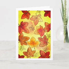 Cartão Encorajar Folhas de QuebraMe