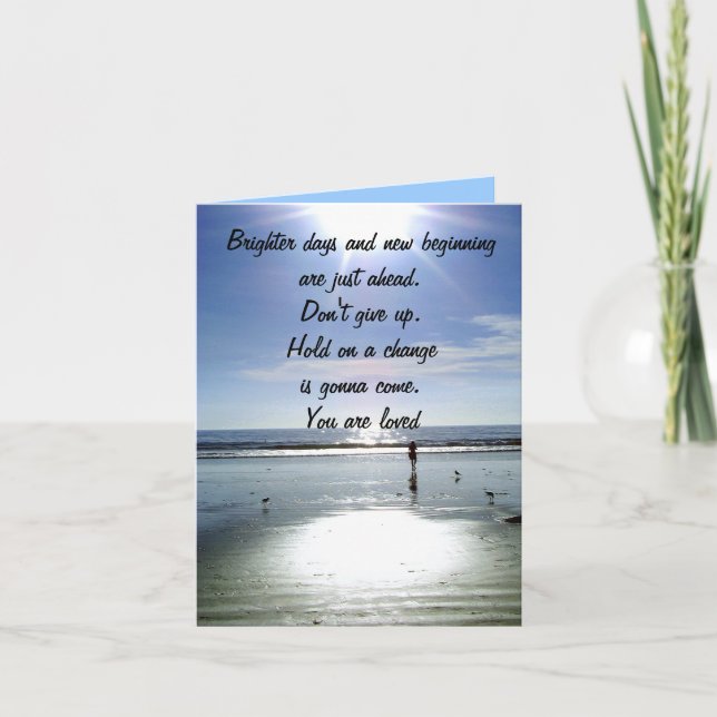 Cartão Encouragement_ (Frente)