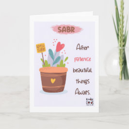 Cartão Encouragement - Islamic Colorful