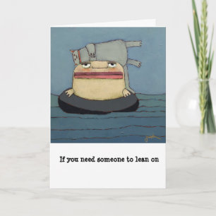 Cartão encouragement, support, get well greeting card