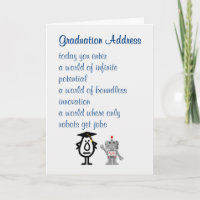 Endereço de Graduação - um poema de graduação engr