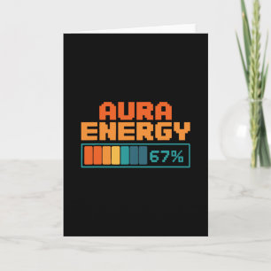 Cartão Energia Aura 67% Geração de Gíria Alpha de Cultivo