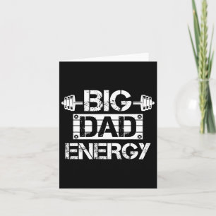 Cartão Energia de Papai Grande Dia dos Pais Bde Academia