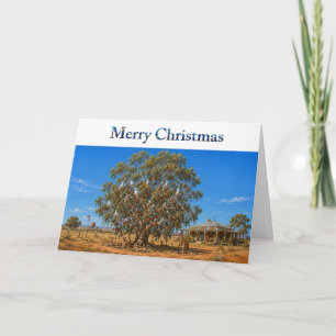 Cartão Enfeites de Natal de Goma Australiana Cacatuas