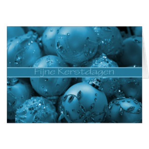 Cartão Enfeites de natal Fijne Kerstdagen