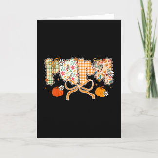 Cartão Enfermeira da Equipe Peds Outono Coração Pediátric