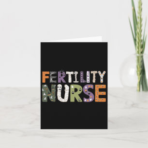 Cartão Enfermeira de fertilidade Enfermeira Spooky, Truqu