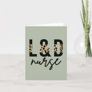Cartão enfermeira de trabalho de parto e parto estampa de