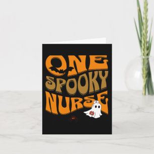 Cartão Enfermeira do Halloween Produto Engraçado Assustad