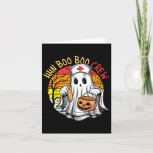 Cartão Enfermeira Encantada Fantasma Hhn Boo Boo Crew Hal