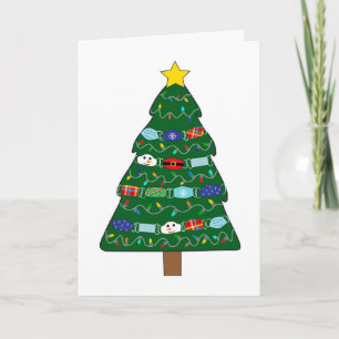 Cartão Enfermeira Enfermeira de Máscara de Quarentena de 