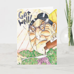 Cartão Enfermeira Kratchity "Get Good Medicine"