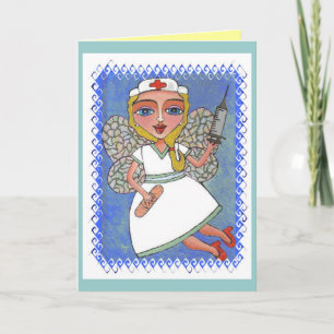 Cartão Enfermeira Loira Fairy - RN Ferie card