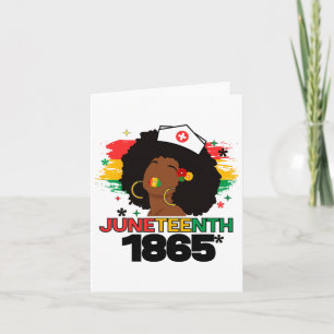 Cartão Enfermeira Negra 1865 Liberdade Nu