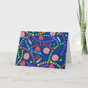 Cartão Enfermeira Neuro aposentada 