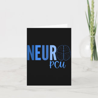 Cartão Enfermeira Neuro Pcu Anatomia Cérebro Cuidados Pro