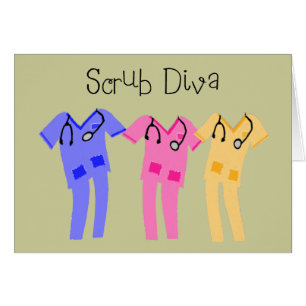 Cartão Enfermeira ou presentes médicos do portador de