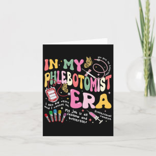 Cartão Enfermeira Phlebotomy Em Minha Flebotomista Era Gr