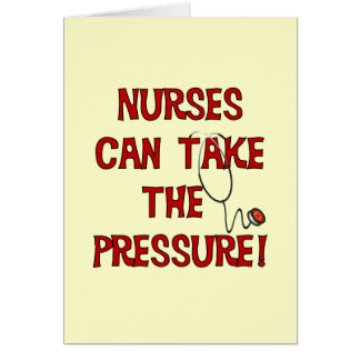 Cartão Enfermeiros Podem Assumir Pressão