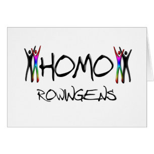 Cartão Enfileiramento do homo
