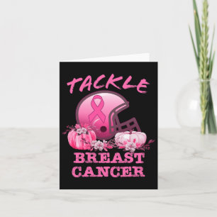 Cartão Enfrentar O Cancer Da Mama De Pegada Do Cancer Da