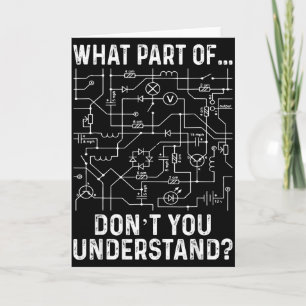 Cartão Engenharia Elétrica Engenheiro Elétrico Homens 