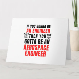 Cartão Engenheiro AEROSPACE