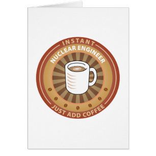 Cartão Engenheiro nuclear imediato