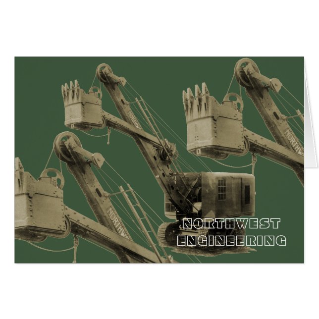 Cartão Engenheiro Operacional da Northwest Engineering Sh (Frente Horizontal)