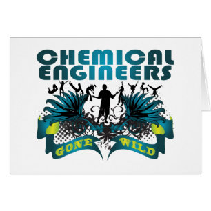 Cartão Engenheiros químicos idos selvagens