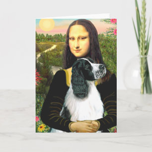 Cartão English Springer 7 - Mona Lisa