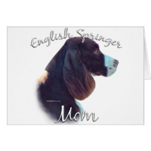 Cartão English Springer Spaniel Mãe 2