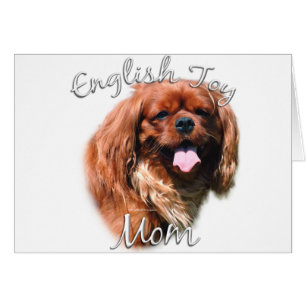 Cartão English Toy Spaniel Mãe 2
