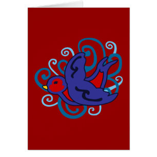 Cartão Engolir suave