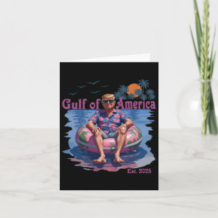 Cartão Engraçada Camisa Do Golfo Dos Eua América 2025 Me