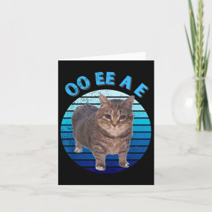 Cartão Engraçada Oiia Gato Giro Oi Uiaa