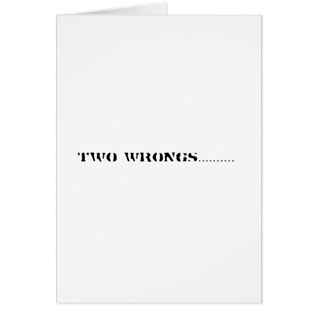 cartão engraçado (Frente)