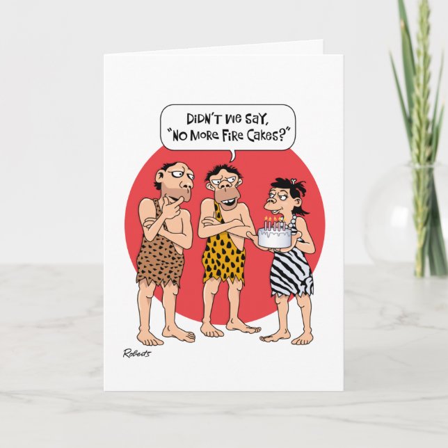 Cartão Engraçado 43º aniversário (Frente)