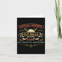 Engraçado 50º Aniversário do Velho Clube 50 Anos G