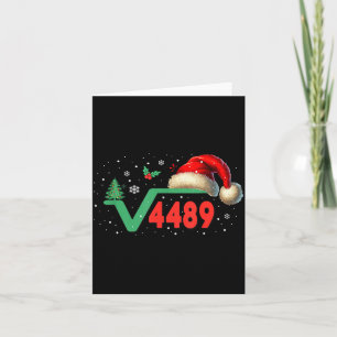 Cartão Engraçado 67 Meme Raiz Quadrada 4489 Gíria Profess