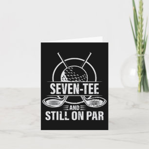 Cartão Engraçado 70 Birthday Golf Pun Golfing 70 Anos